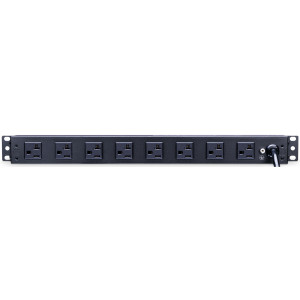 CyberPower RKBS20ST4F8R Rackmount surge protector, 20-Amp, 1800 Joules, 12 NEMA 5-20R outlets, NEMA 5-20P twist lock plug CyberPower RKBS20ST4F8R Rackmount surge protector, 20-Amp, 1800 Joules, 12 NEMA 5-20R outlets, NEMA 5-20P twist lock plug